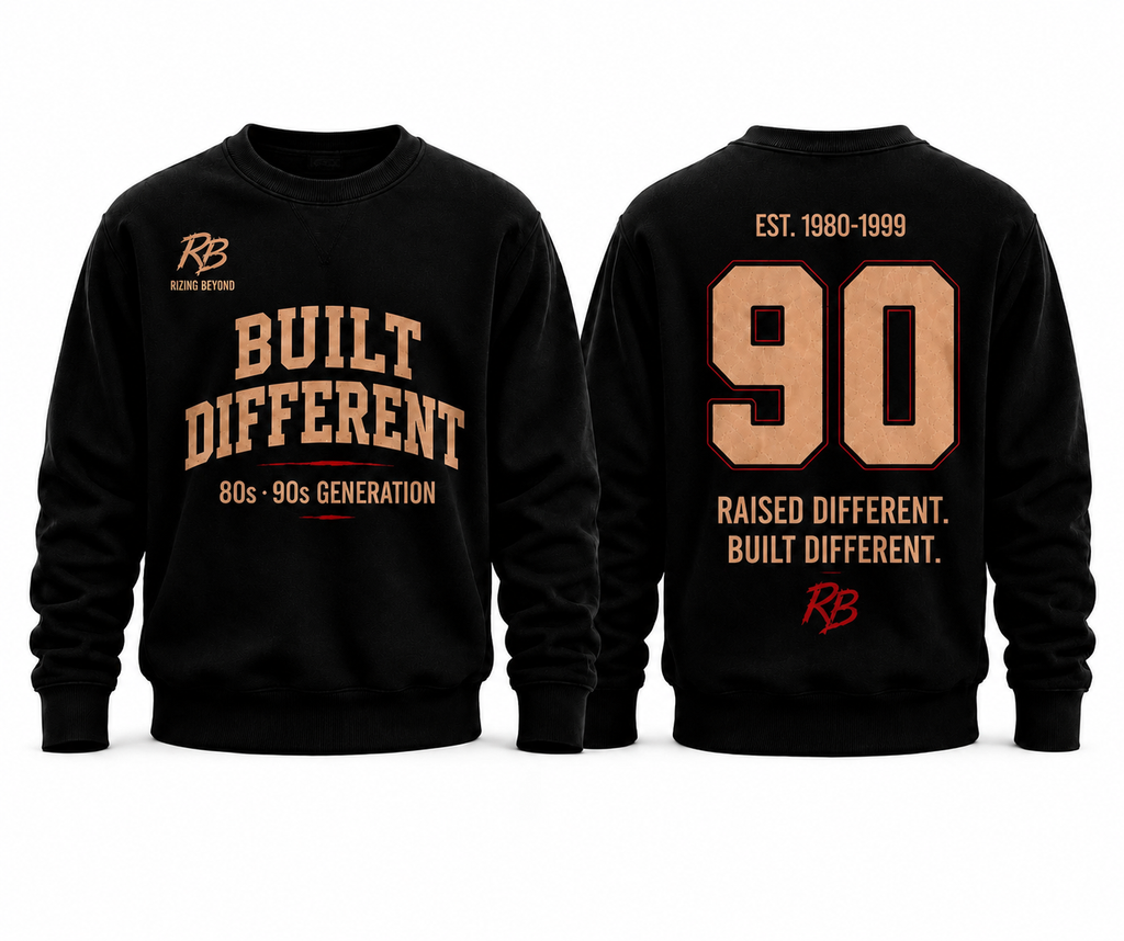 Built Different | Custom Birth Year Crew Neck