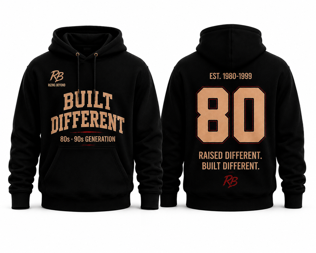 Built Different | Custom BIRTH YEAR Hoodie