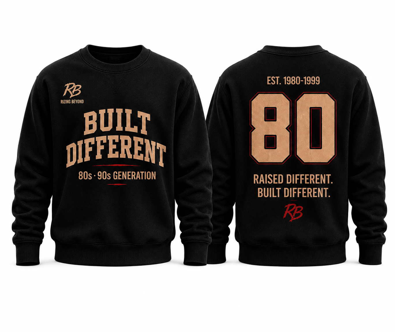 Built Different | Custom Birth Year Crew Neck