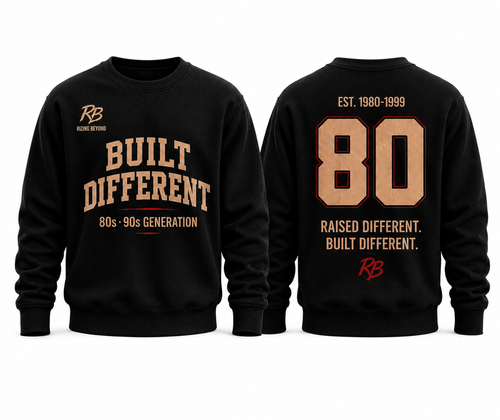 Built Different | Custom Birth Year Crew Neck